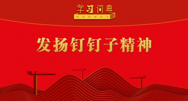 学习词典·树立和践行正确政绩观丨发扬钉钉子精神
